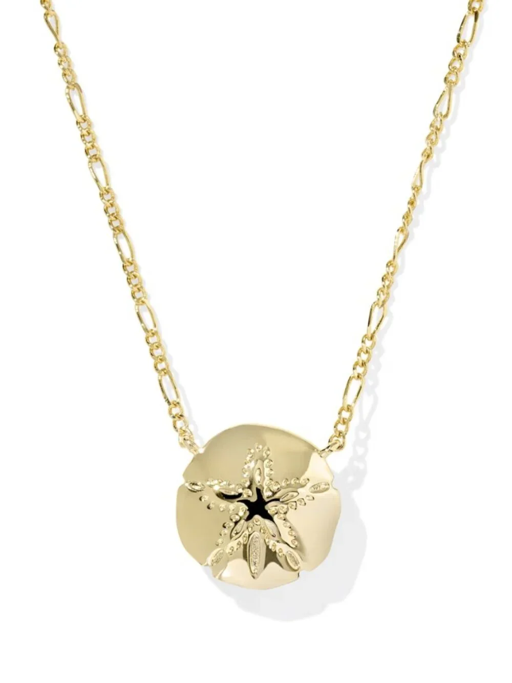 Kendra Scott x Sand Dollar Gold Short Pendant Necklace - Picture 2 of 5